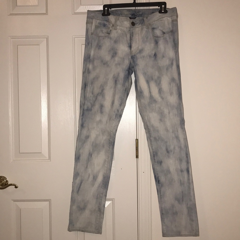 Bleached jeans